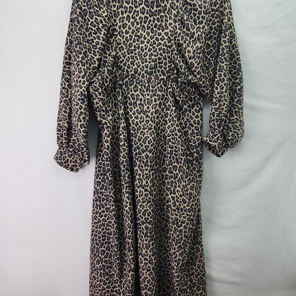 Never Fully Women's Dressed Beach Cover Up Dress Leopard Print - 6 - Picture 7 of 7